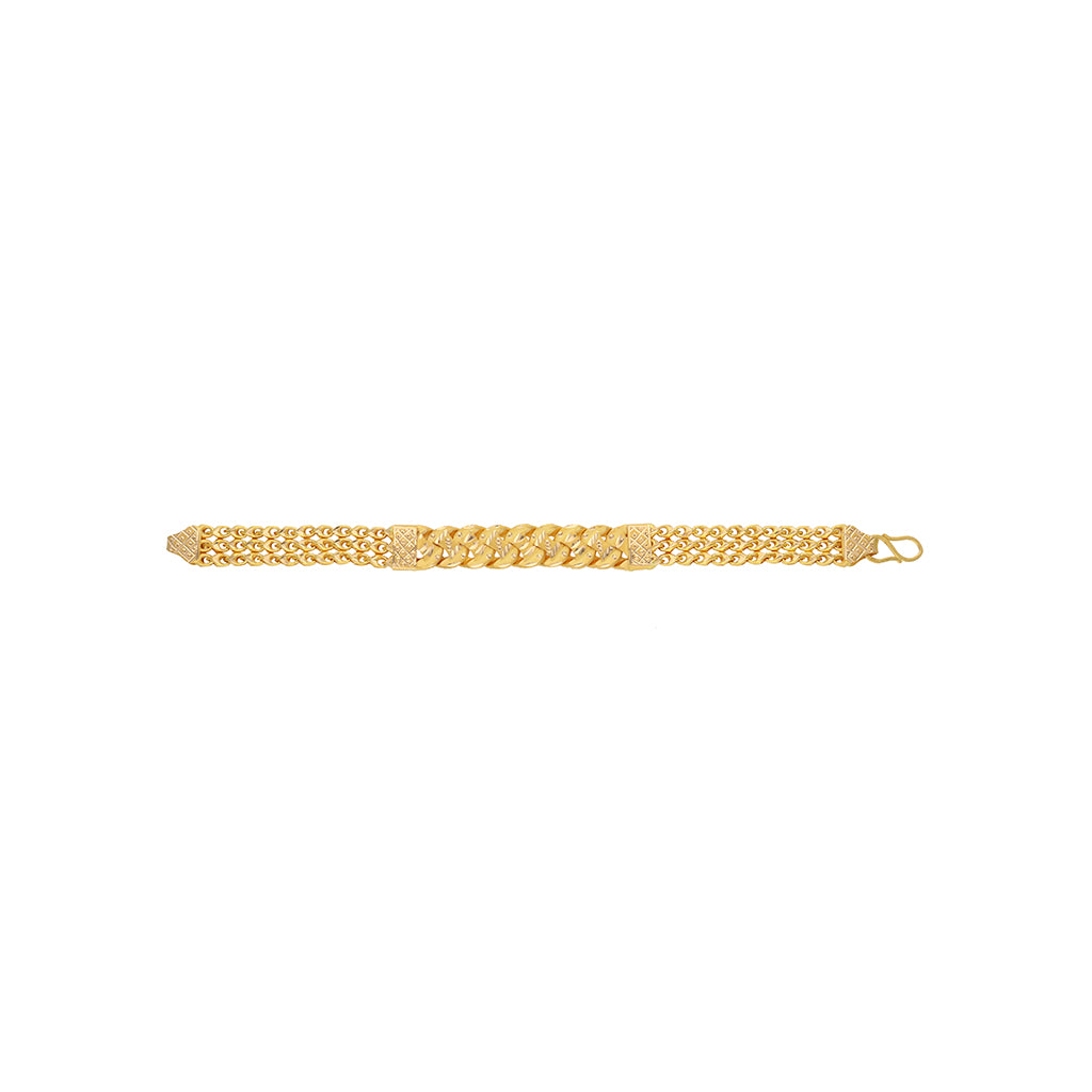 22k Plain Gold Bracelet JGS-2103-00518