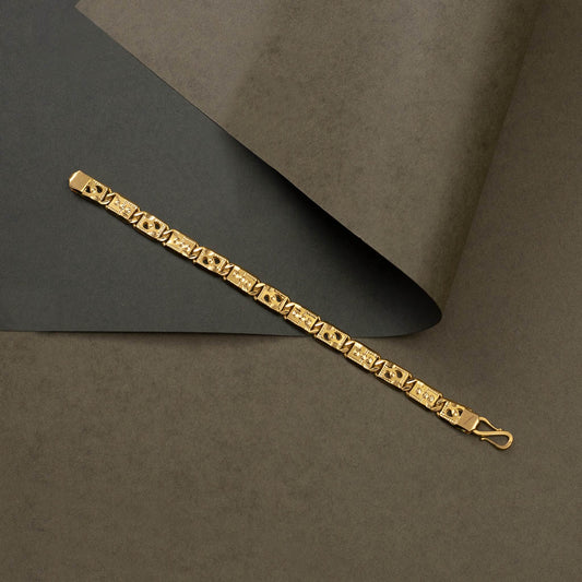 22k Plain Gold Bracelet JGS-2103-00573