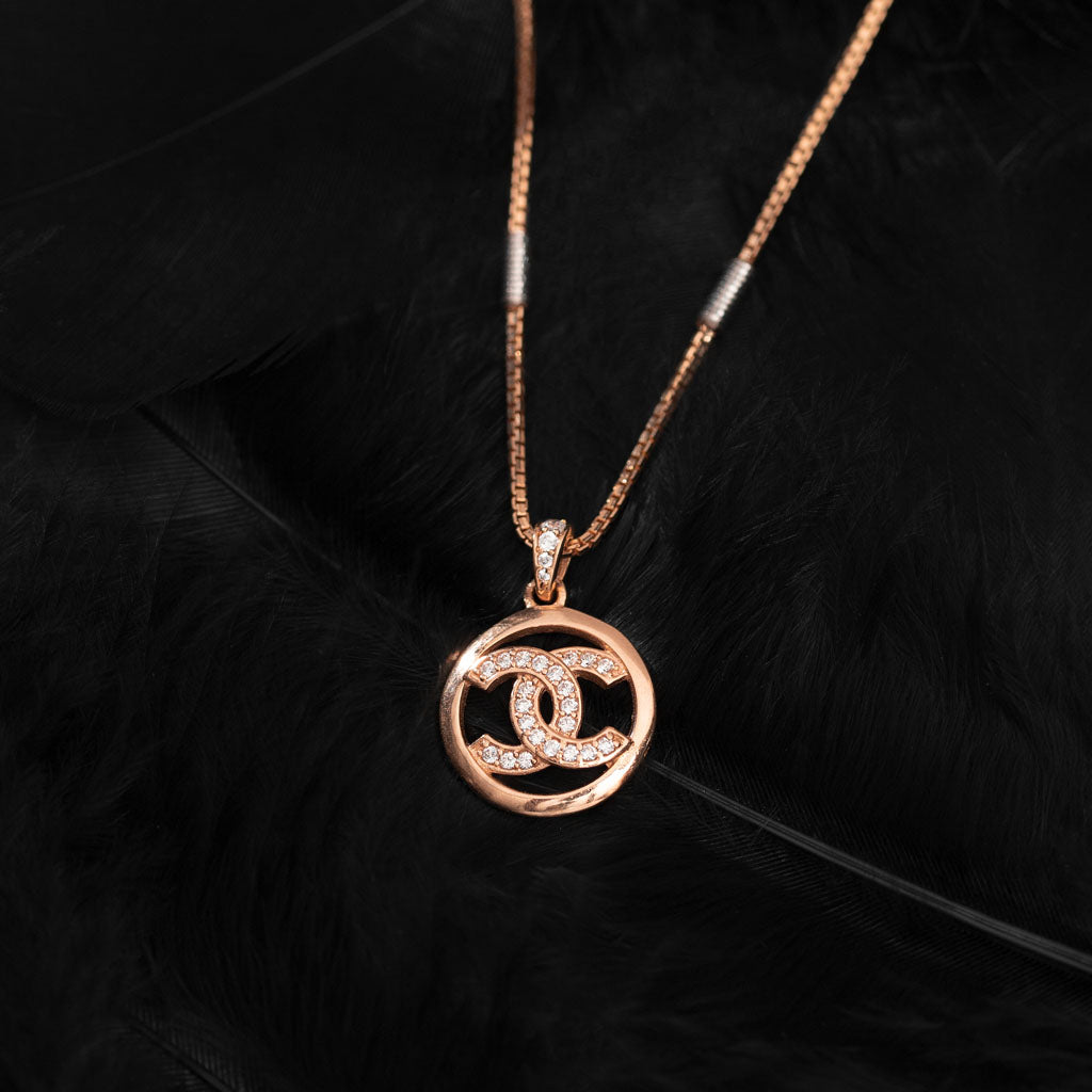 Chanel Crystal Chain CC Choker Necklace - RvceShops's Closet - Пробники  chanel chance tendre оригінал