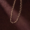 18k Plain Gold Necklace JGS-2103-00601