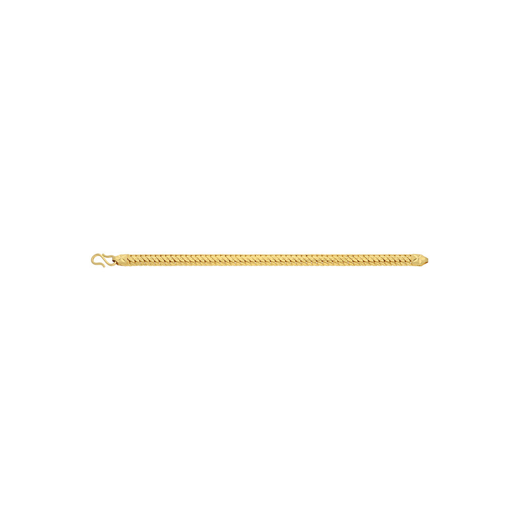 22k Plain Gold Bracelet JGS-2103-00706