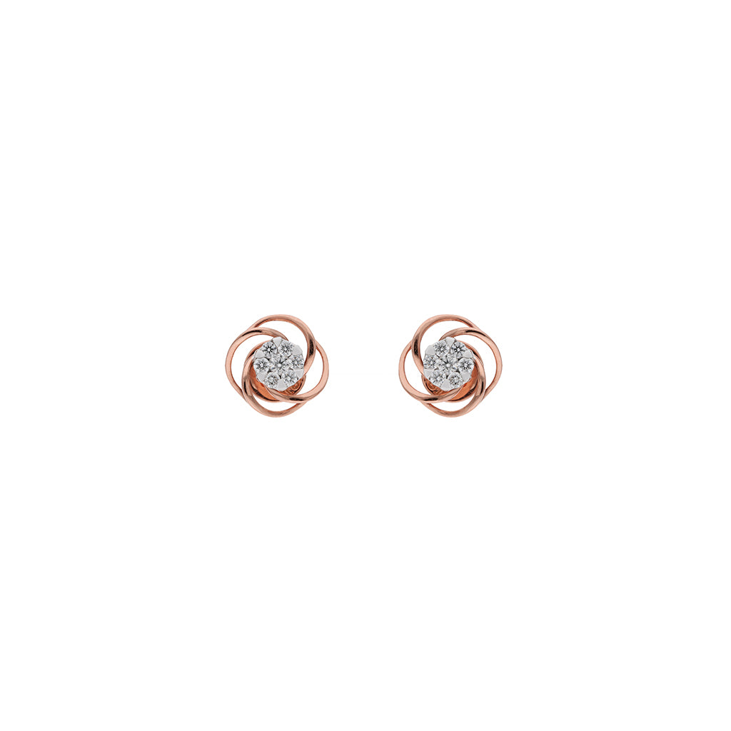 18k Real Diamond Earring JGS-2104-00734