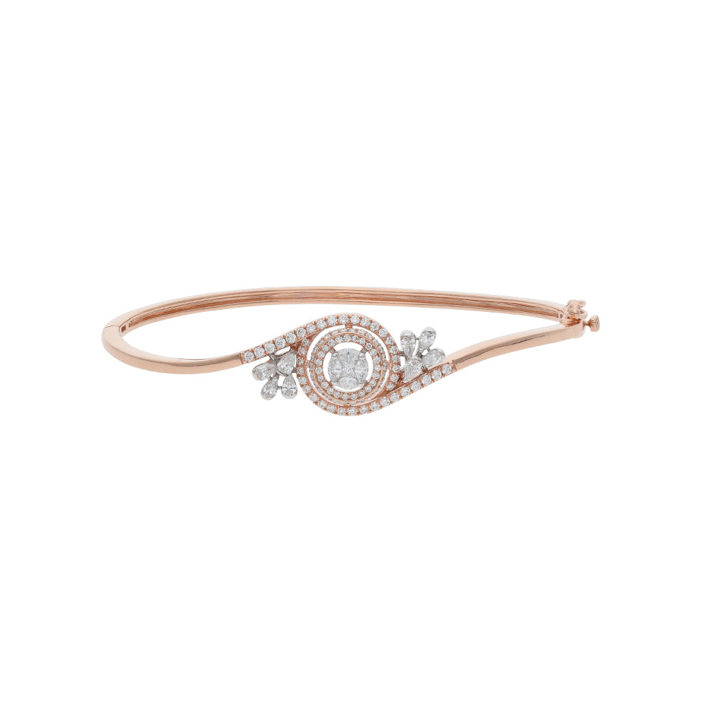 Shop Glimmer Floret Diamond Tennis Bracelet Online | CaratLane US