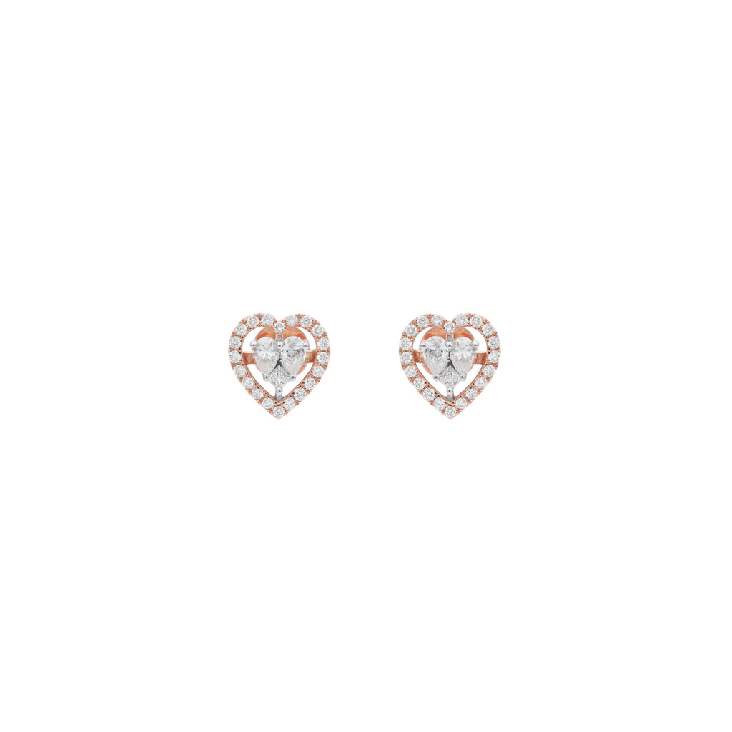 18k Real Diamond Pendant Set JGS-2104-00800