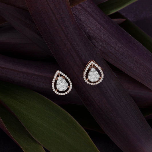 18k Real Diamond Earring JGS-2104-00817