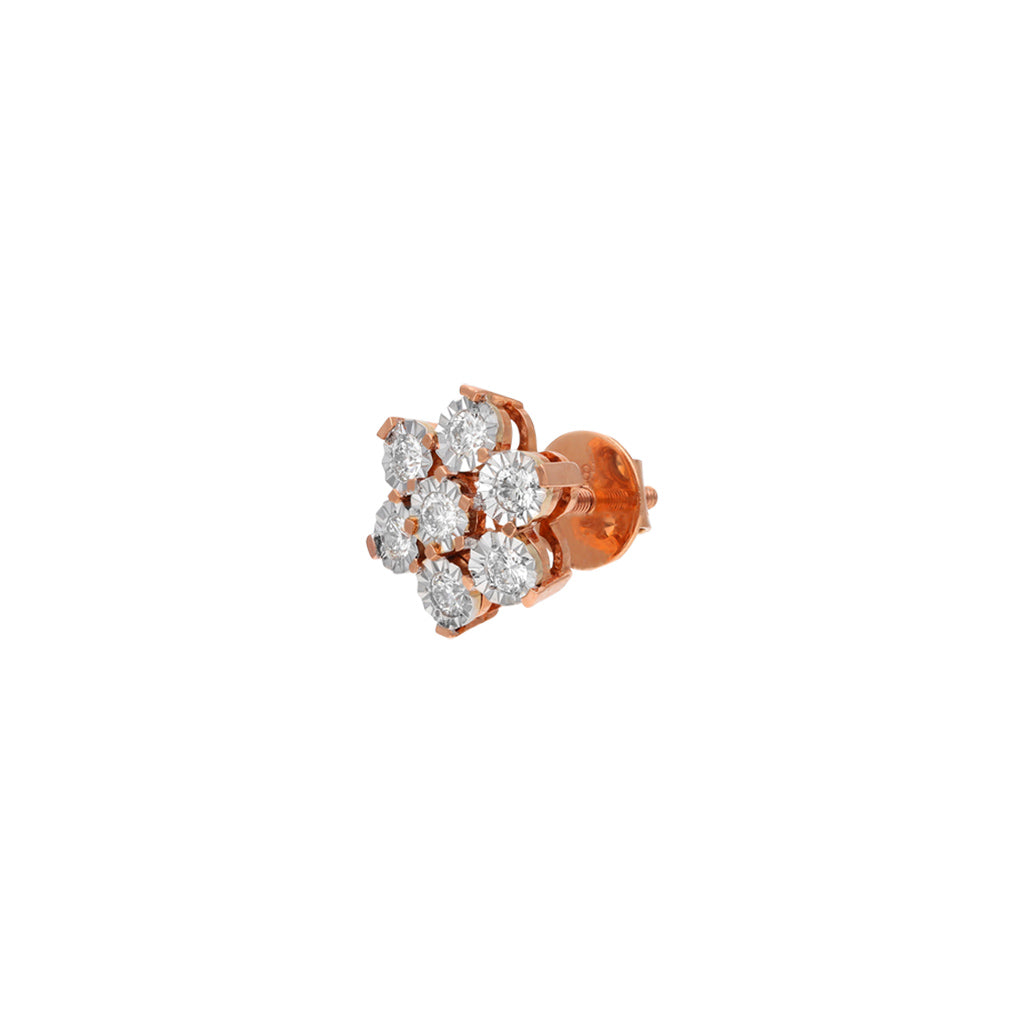 18k Real Diamond Earring JGS-2106-00903