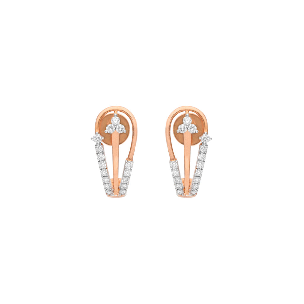 18k Real Diamond Earring JGS-2106-00958
