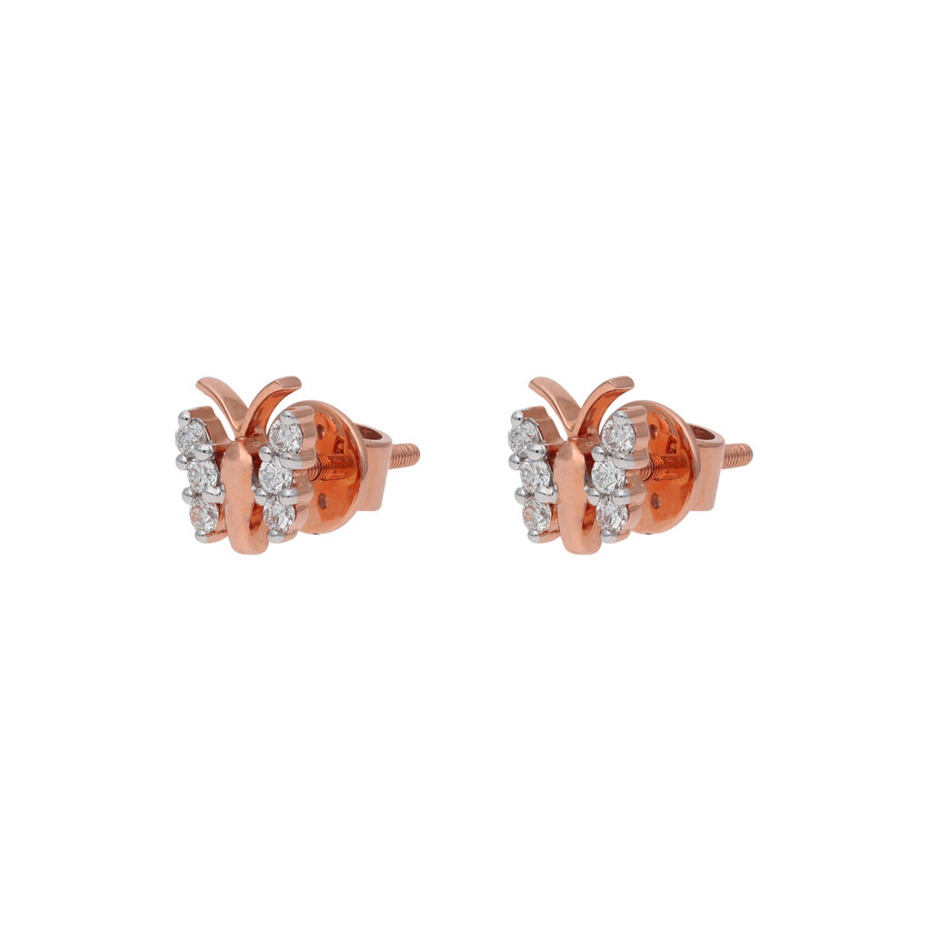 18k Real Diamond Earring JGS-2106-00973