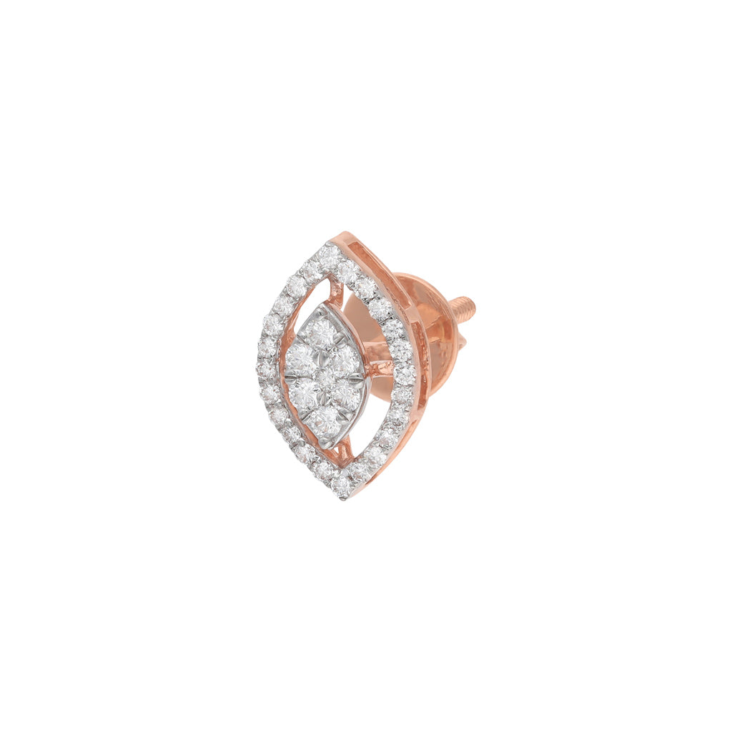 18k Real Diamond Earring JGS-2106-01198