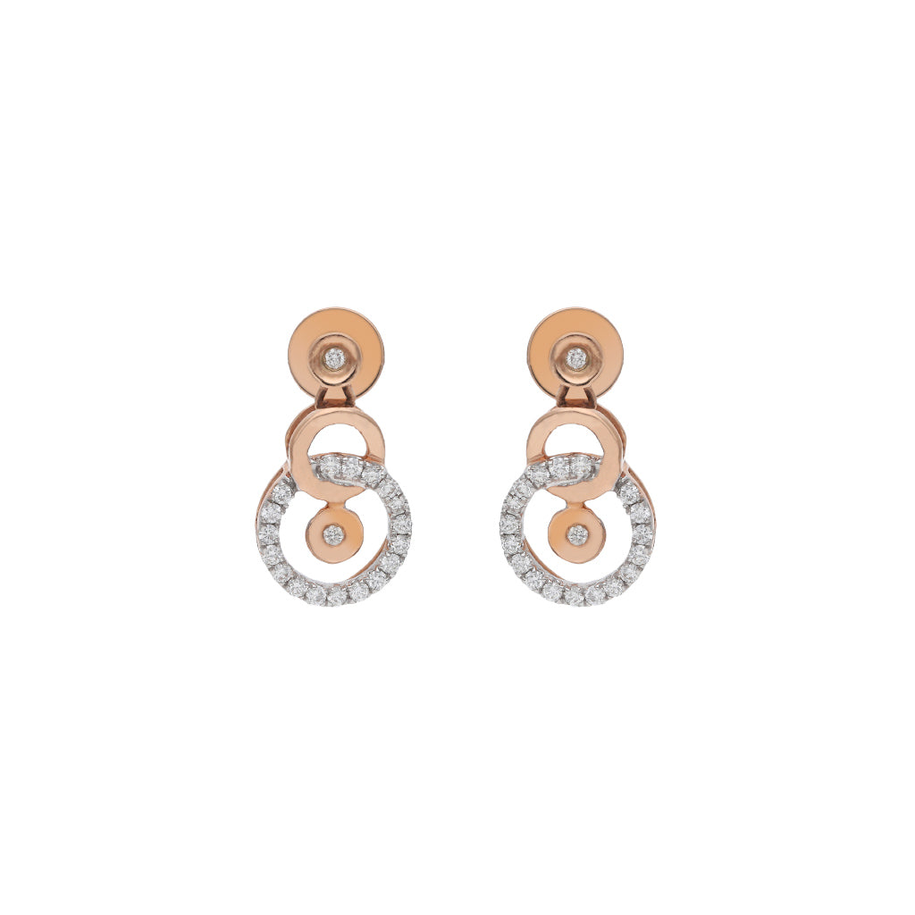 18k Real Diamond Earring JGS-2106-01289