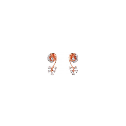 18k Real Diamond Earring JGS-2106-01430