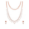 18k Real Diamond Necklace Set JGS-2106-01432