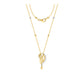 22k Plain Gold Necklace Set JGS-2106-01445