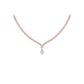18k Real Diamond Necklace Set JGS-2107-01588