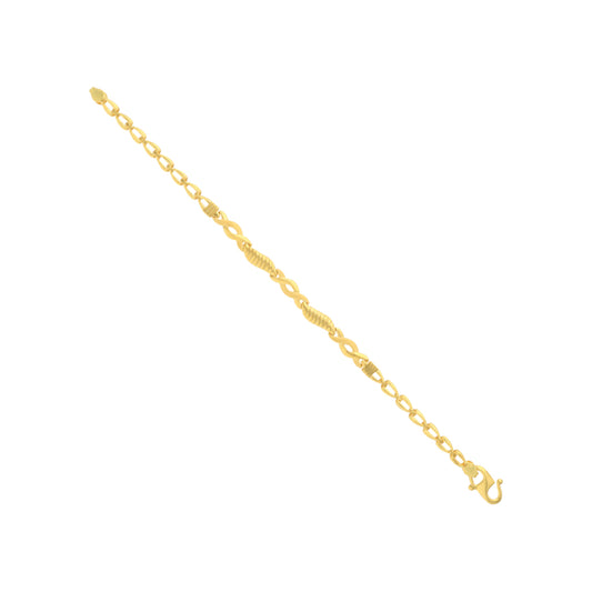 22k Plain Gold Bracelet JGS-2107-01692