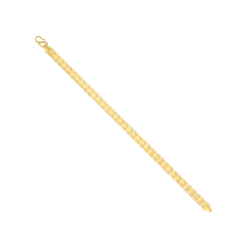 22k Plain Gold Bracelet JGS-2107-01802
