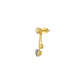22k Plain Gold Earring JGS-2107-01864