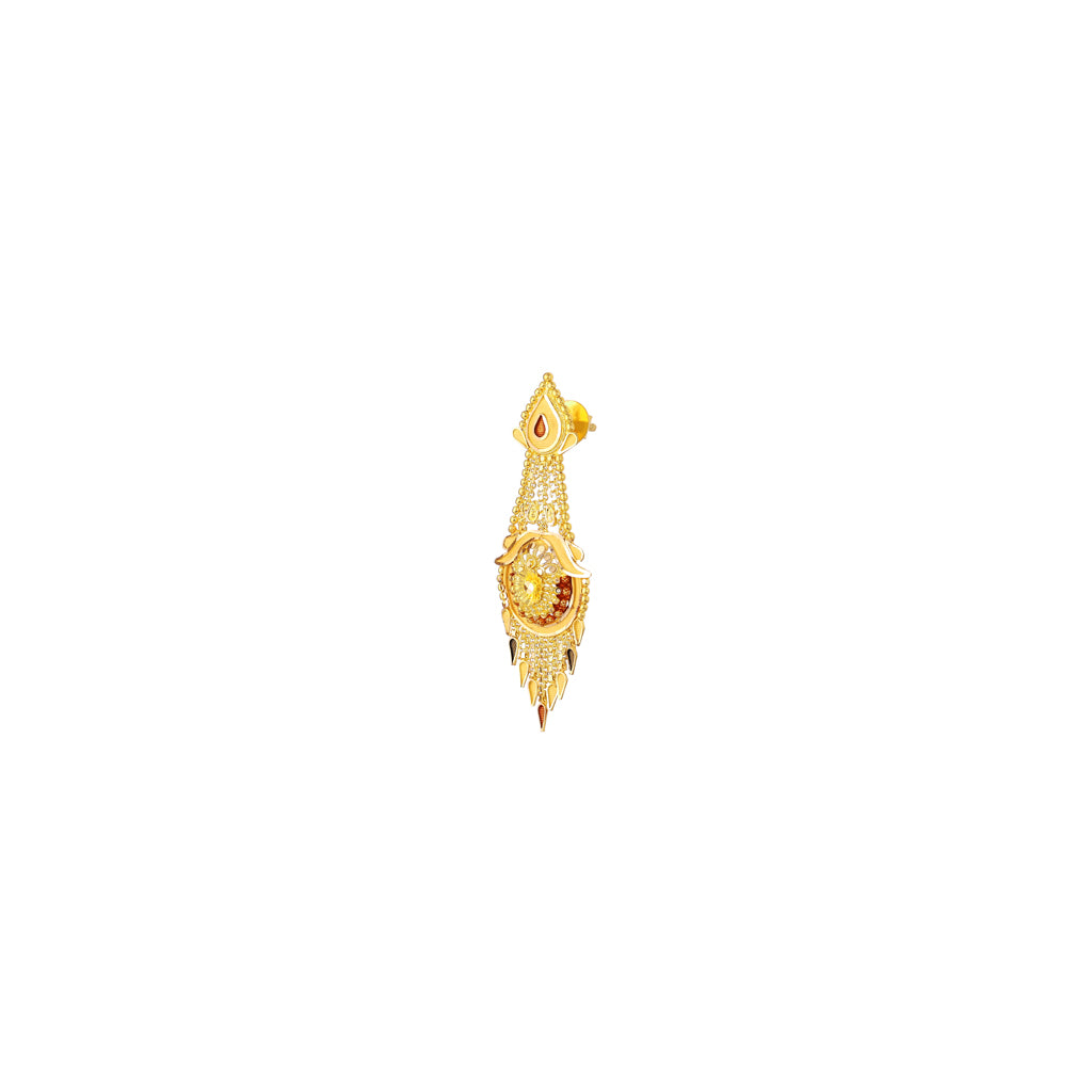 22k Plain Gold Necklace Set JGS-2107-02098
