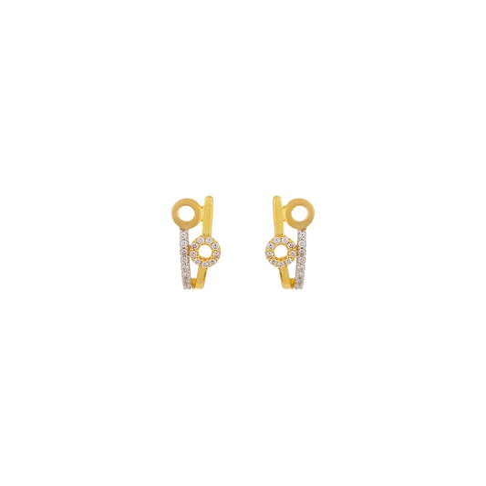 22k Gemstone Earring JGS-2107-02470