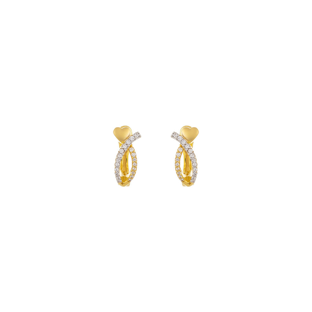 22k Gemstone Earring JGS-2107-02473