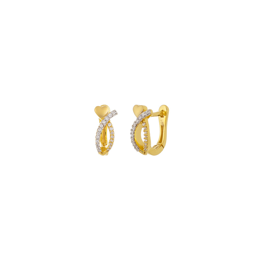 22k Gemstone Earring JGS-2107-02473