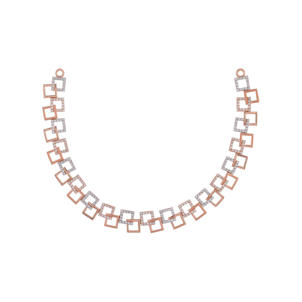 18k Gemstone Necklace Set JGS-2107-02590