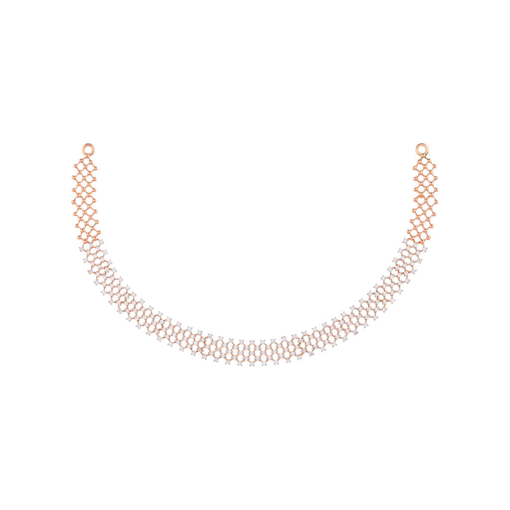 18k Gemstone Necklace Set JGS-2107-02783