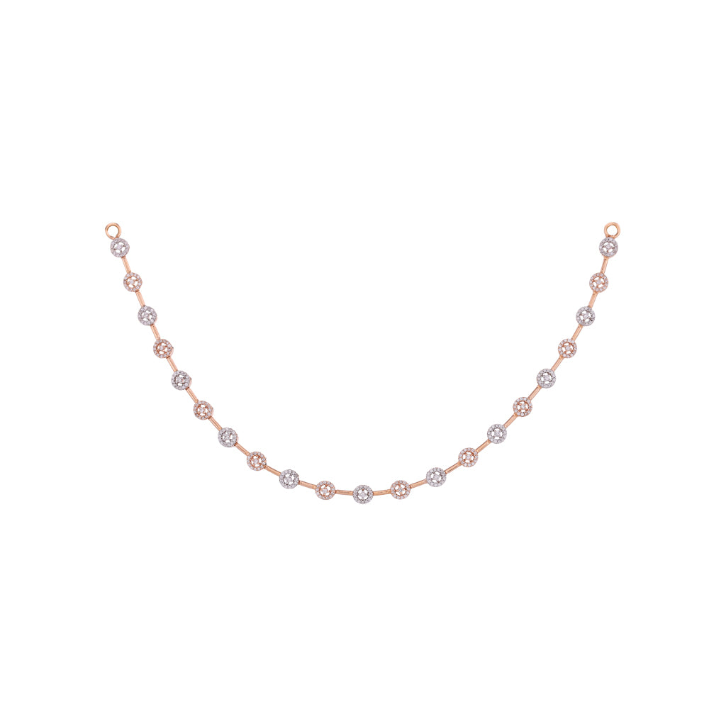 18k Gemstone Necklace Set JGS-2108-03272