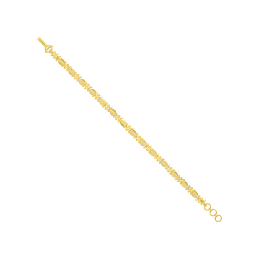 22k Plain Gold Bracelet JGS-2108-03531