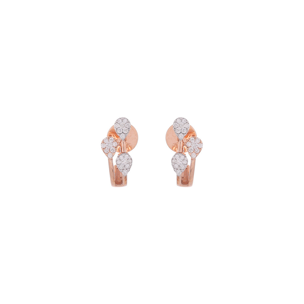 18k Real Diamond Earring JGS-2108-03566