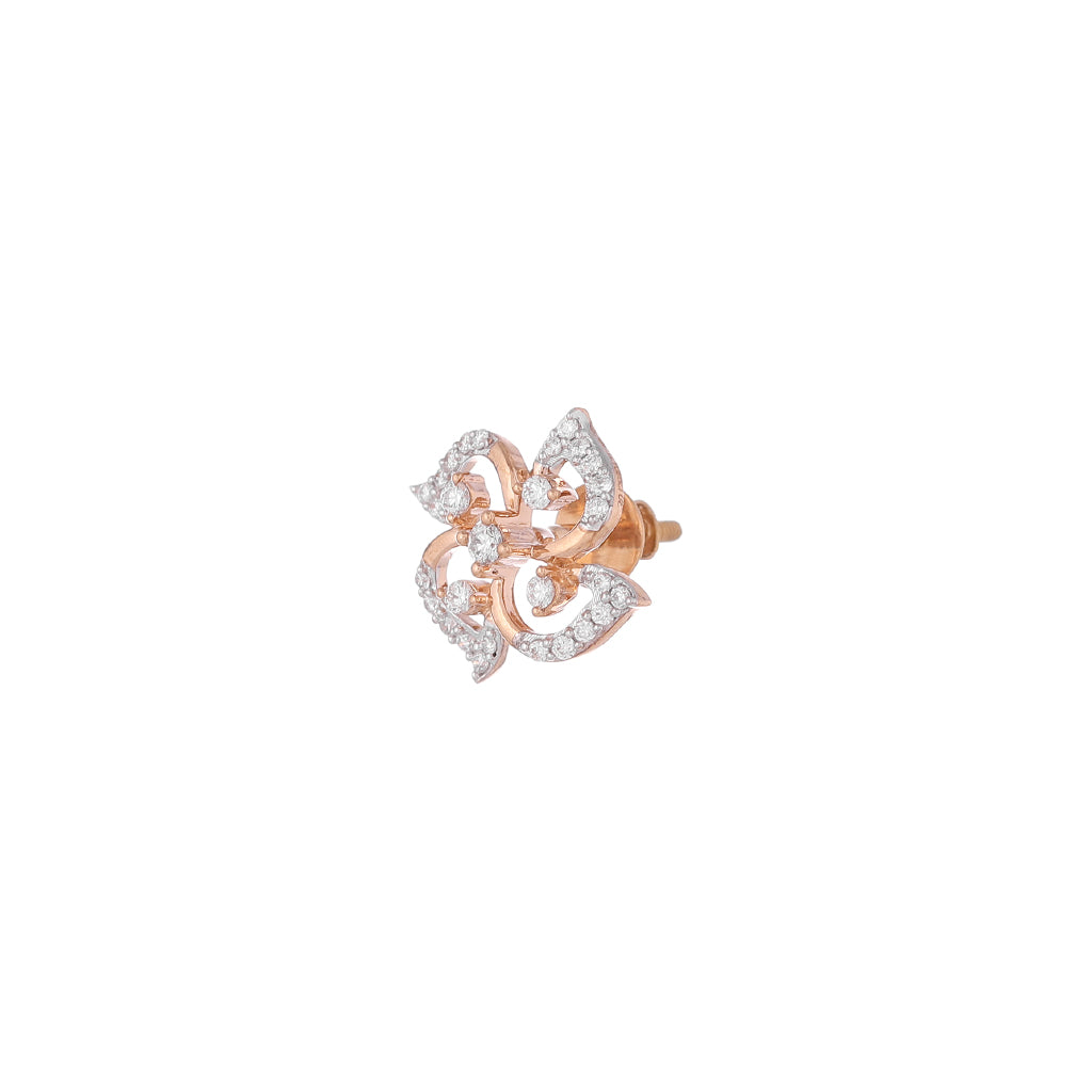 18k Real Diamond Earring JGS-2108-03642