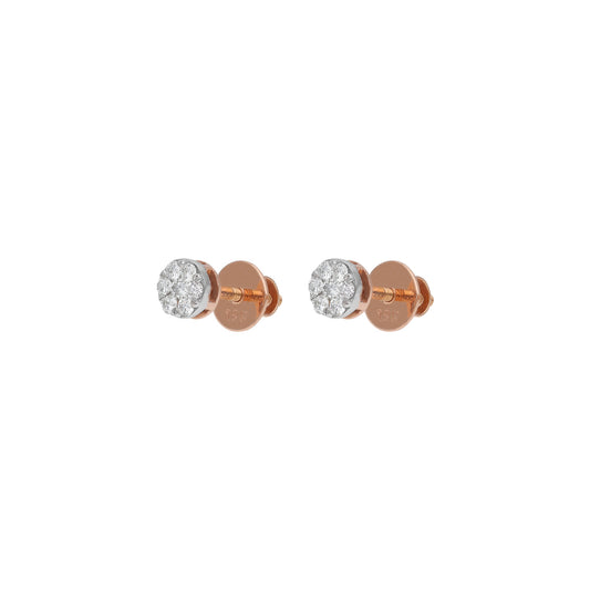 18k Real Diamond Earring JGS-2108-03650