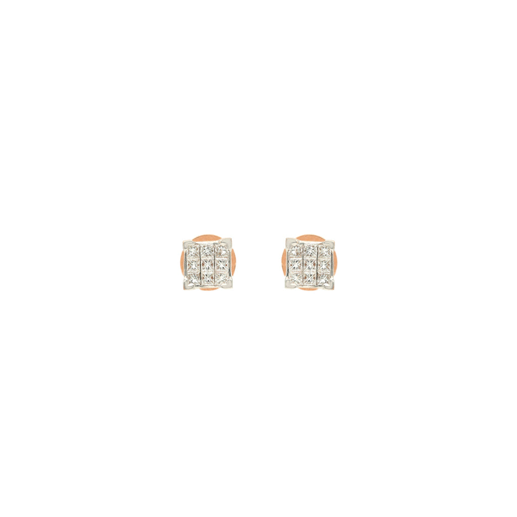 18k Real Diamond Earring JGS-2108-03661