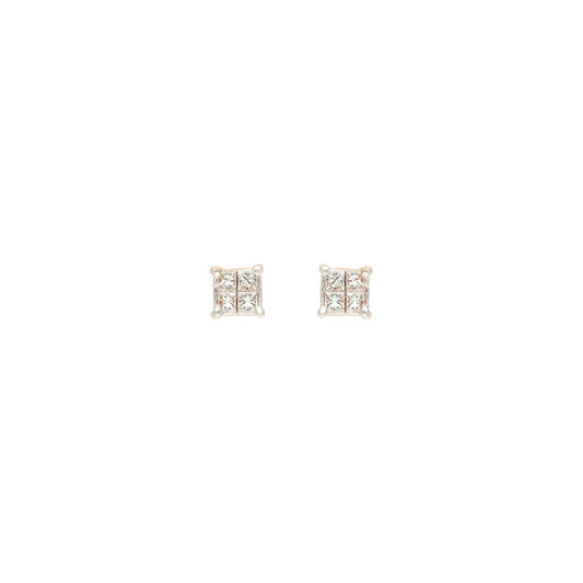18k Real Diamond Earring JGS-2108-03663