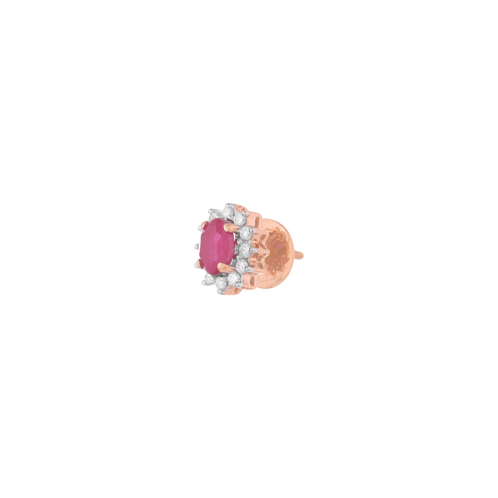 18k Real Diamond Earring JGS-2108-03756