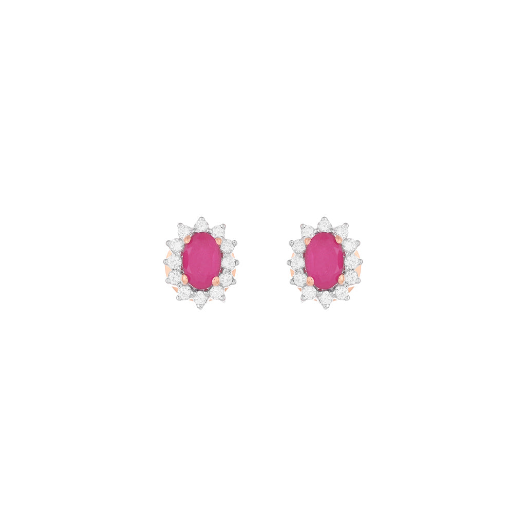 18k Real Diamond Earring JGS-2108-03756