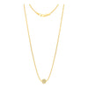 22k Plain Gold Necklace JGS-2108-03881