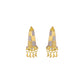 22k Plain Gold Earring JGS-2108-04242