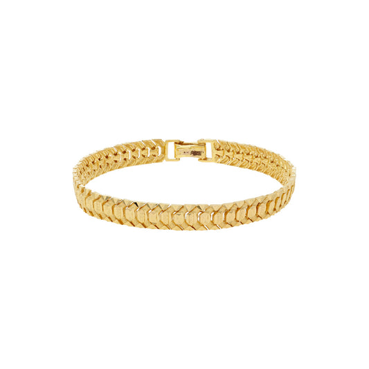 22k Plain Gold Bracelet JGS-2108-04376
