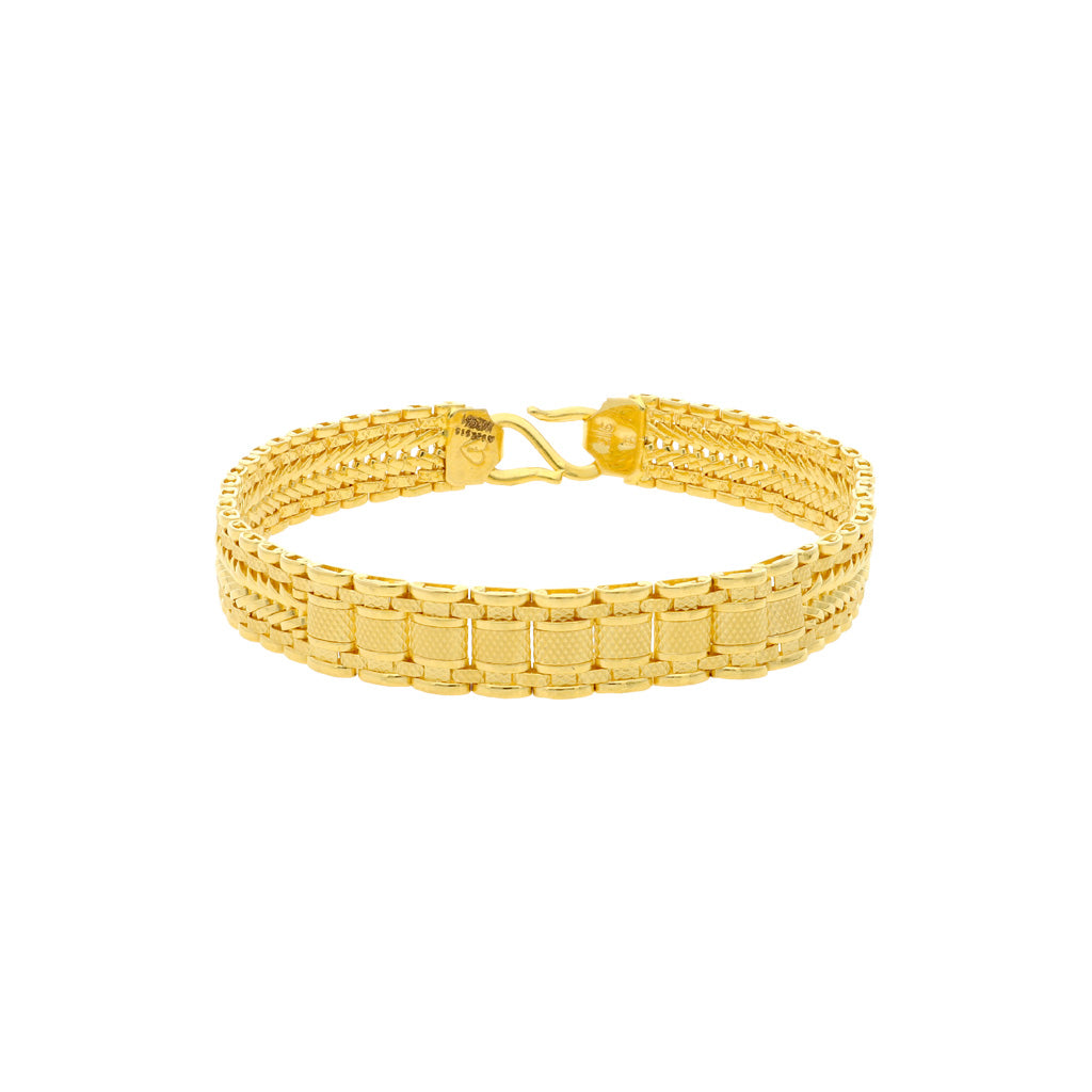 22k Plain Gold Bracelet JGS-2108-04379