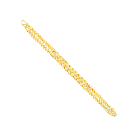 22k Plain Gold Bracelet JGS-2108-04380