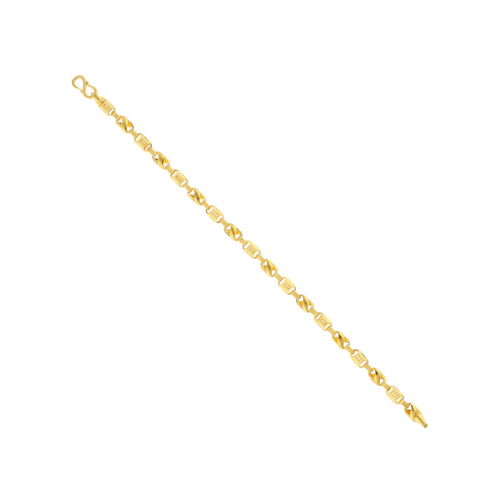 22k Plain Gold Bracelet JGS-2108-04386