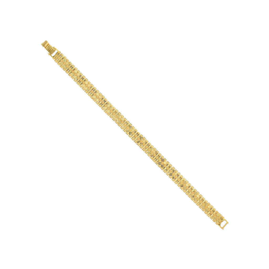 22k Plain Gold Bracelet JGS-2108-04388