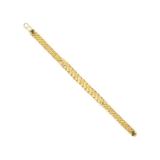 22k Plain Gold Bracelet JGS-2108-04393