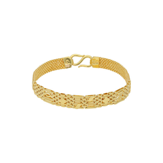 22k Plain Gold Bracelet JGS-2108-04398