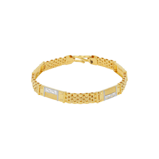 22k Plain Gold Bracelet JGS-2108-04399