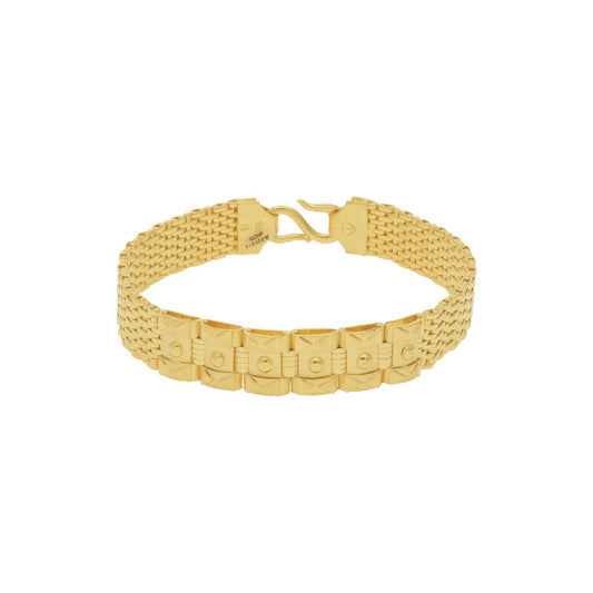 22k Plain Gold Bracelet JGS-2108-04405