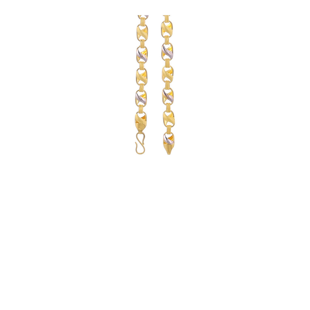 22k Plain Gold Chain JGS-2108-04415