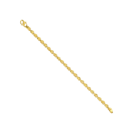 22k Plain Gold Bracelet JGS-2108-04605