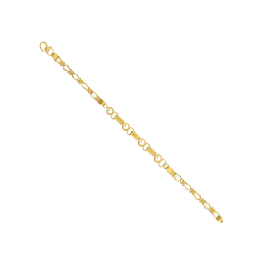 22k Plain Gold Bracelet JGS-2108-04606